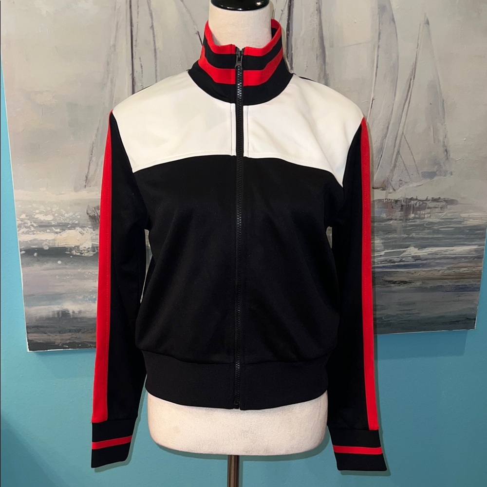 NWT Wild Fable Red/Black/White Track Jacket, Small